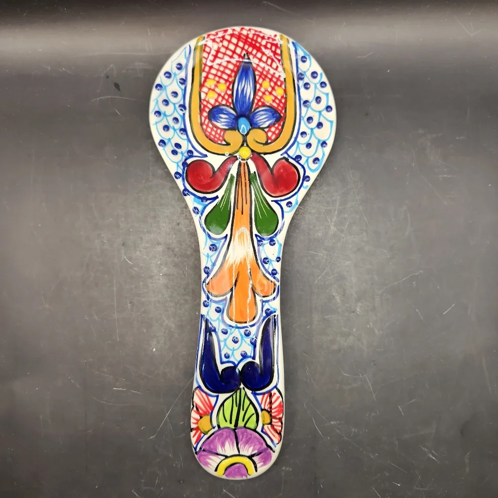 Pottery Spoon Rest, made in Mexiso